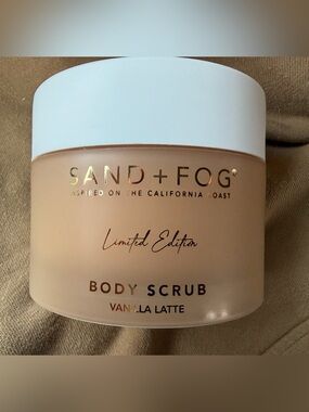 ✨New✨Sand + Fog: Body Scrub: Limited Edition (12.7oz) - Vanilla Latte